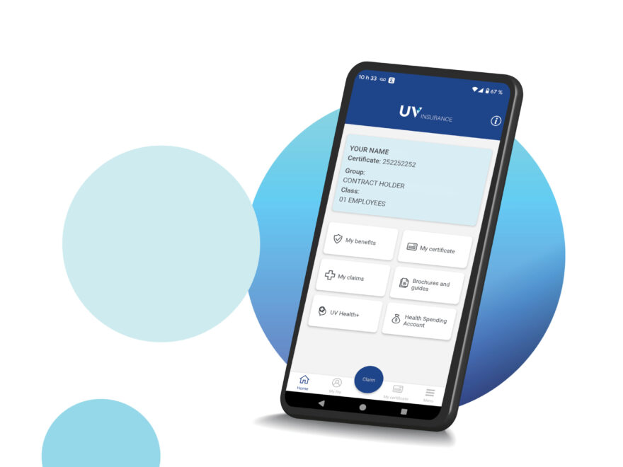 With the mobile app